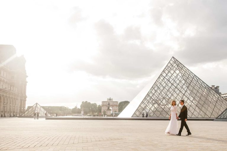 Ensaio Pré Casamento Louvre Paris