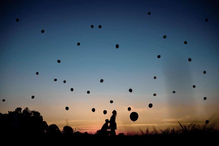 Fotos de Gestante Ar Livre Balões